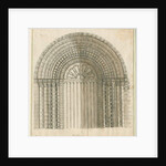 Tutbury Priory Church - Arch in West Door by Stebbing Shaw