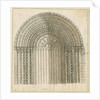 Tutbury Priory Church - Arch in West Door by Stebbing Shaw