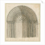 Tutbury Priory Church - Arch in West Door by Stebbing Shaw