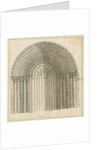 Tutbury Priory Church - Arch in West Door by Stebbing Shaw