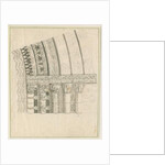 Tutbury Priory Church - West Doorway: pen and sepia drawing by Stebbing Shaw