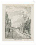 Tamworth - Church Street: lithograph by Etienne Bruno Hamel