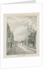 Tamworth - Church Street: lithograph by Etienne Bruno Hamel