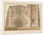 Tutbury Priory Church - West Front by John Buckler