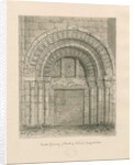 Tutbury Priory Church - South Doorway by John Chessell Buckler