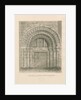 Tutbury Priory Church - South Doorway by John Chessell Buckler