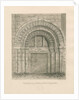 Tutbury Priory Church - South Doorway by John Chessell Buckler