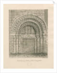 Tutbury Priory Church - South Doorway by John Chessell Buckler