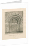 Tutbury Priory Church - South Doorway by John Chessell Buckler