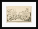 Wolverhampton - Market Place: etching by School English