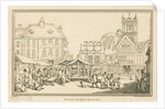 Wolverhampton - Market Place: etching by School English