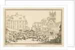 Wolverhampton - Market Place: etching by School English