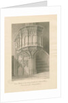 Wolverhampton - Stone Pulpit in St. Peter's Church by John Buckler