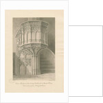 Wolverhampton - Stone Pulpit in St. Peter's Church by John Buckler