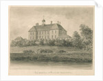 Tamworth - The Workhouse: sepia drawing, 1838 by John Buckler