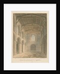 Interior of Tutbury Priory Church by John Buckler