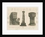 Wolverhampton - Pulpit, Pillar and Font in St. Peter's Church by Stebbing Shaw