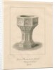 Font in Tettenhall Church by John Buckler