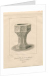 Font in Tettenhall Church by John Buckler