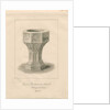 Font in Tettenhall Church by John Buckler