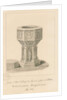 Wolverhampton - Font in St. Peter's Church by John Buckler