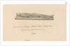 Uttoxeter Church - Effigy: sepia wash drawing, 1839 by John Buckler