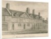 Uttoxeter Town - Almshouses by John Buckler