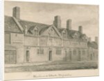 Uttoxeter Town - Almshouses by John Buckler