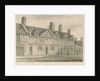 Uttoxeter Town - Almshouses by John Buckler