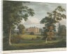 Teddesley Hall: coloured aquatint engraving by School English