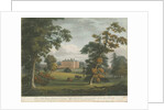 Teddesley Hall: coloured aquatint engraving by School English