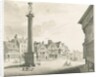 Wolverhampton - Market Place: sepia drawing, nd [mid 19th cent] by Robert Noyes