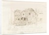 Uttoxeter Town - Ale Warehouse: pen and ink drawing, nd [?mid 19th cent] by John Robert Fernyhough