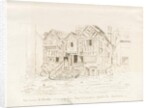 Uttoxeter Town - Ale Warehouse: pen and ink drawing, nd [?mid 19th cent] by John Robert Fernyhough