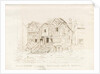 Uttoxeter Town - Ale Warehouse: pen and ink drawing, nd [?mid 19th cent] by John Robert Fernyhough