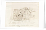 Uttoxeter Town - Ale Warehouse: pen and ink drawing, nd [?mid 19th cent] by John Robert Fernyhough