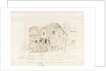 Uttoxeter Town - Ale Warehouse: pen and ink drawing, nd [?mid 19th cent] by John Robert Fernyhough