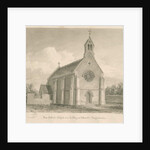 Uttoxeter Town - New Catholic Chapel: sepia drawing, 1839 by John Buckler