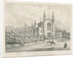 Wolverhampton - St. Paul's Church: lithograph, nd [mid 19th cent] by Charles Burton