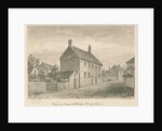 Uttoxeter Town - Free School: sepia wash drawing, 1839 by John Buckler