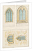 Uttoxeter Church [Old] - Architectural drawing of 'Gothic' windows by School English