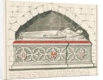 Uttoxeter Church - Tomb of Lady Abbess of Kynnersley Family: pen and wash drawing, nd [mid 19th cent] by John Robert Fernyhough