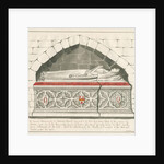 Uttoxeter Church - Tomb of Lady Abbess of Kynnersley Family: pen and wash drawing, nd [mid 19th cent] by John Robert Fernyhough