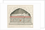 Uttoxeter Church - Tomb of Lady Abbess of Kynnersley Family: pen and wash drawing, nd [mid 19th cent] by John Robert Fernyhough