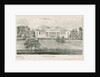 Uttoxeter - Doveridge Hall: lithograph, nd [c 1839] by School English