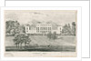 Uttoxeter - Doveridge Hall: lithograph, nd [c 1839] by School English