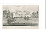 Uttoxeter - Doveridge Hall: lithograph, nd [c 1839] by School English