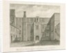 Wolverhampton - The Old Hall: sepia drawing, 1845 by John Buckler