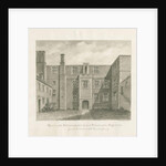 Wolverhampton - The Old Hall: sepia drawing, 1845 by John Buckler
