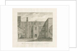 Wolverhampton - The Old Hall: sepia drawing, 1845 by John Buckler